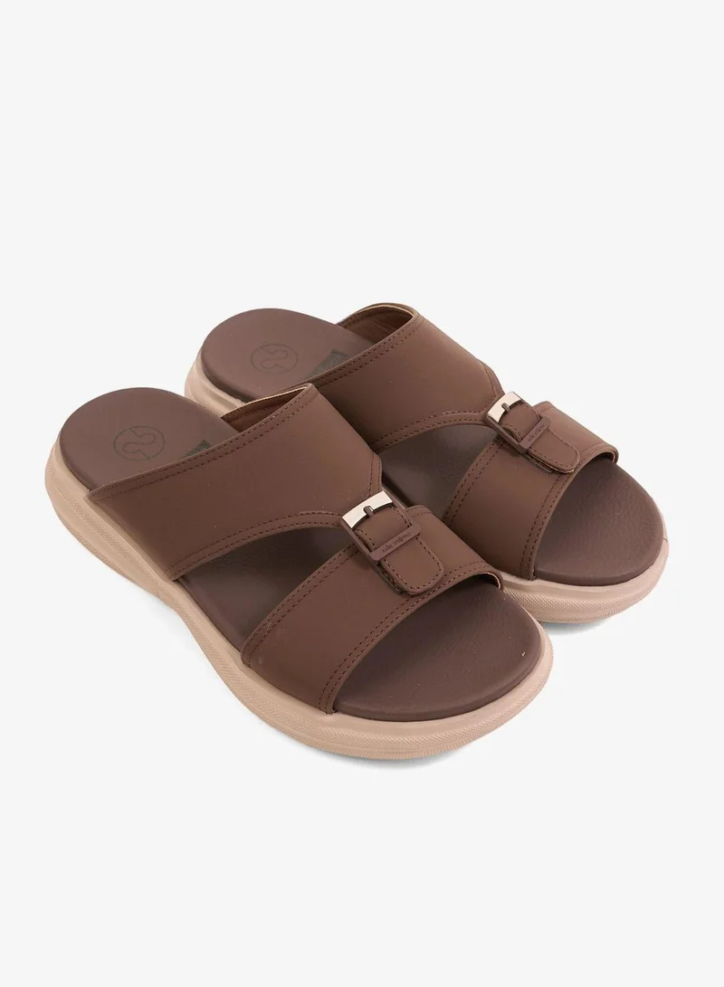 كومفورت بلس صنادل مريحة بلس راحة لا نهائية لون قهوي